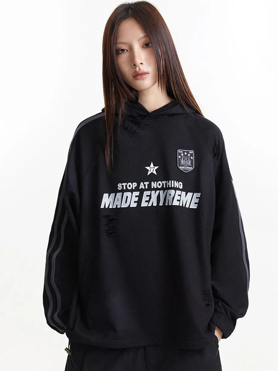 Худи оверсайз в корейском стиле