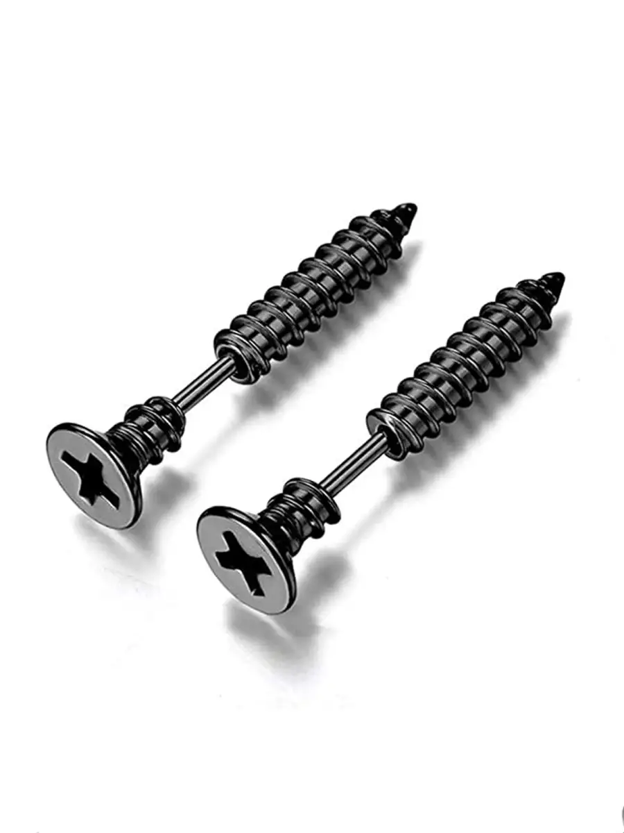 Серьги гвоздики / серьги пусеты/плаги с лезвиями