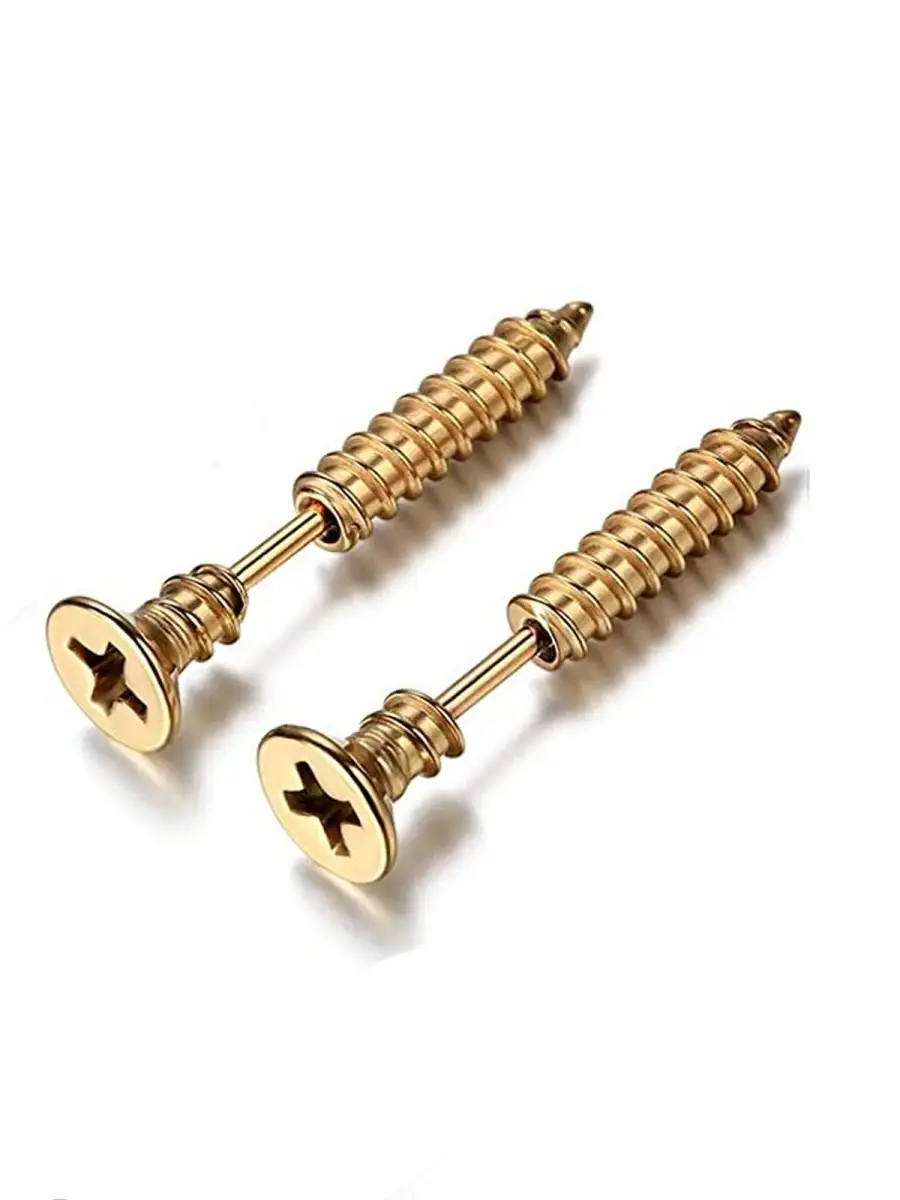 Серьги гвоздики / серьги пусеты/плаги с лезвиями