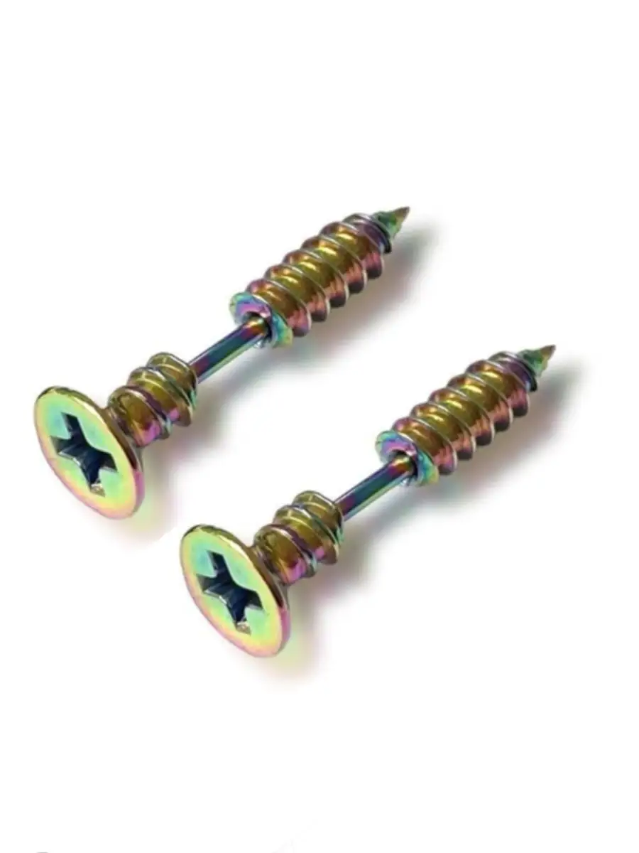 Серьги гвоздики / серьги пусеты/плаги с лезвиями