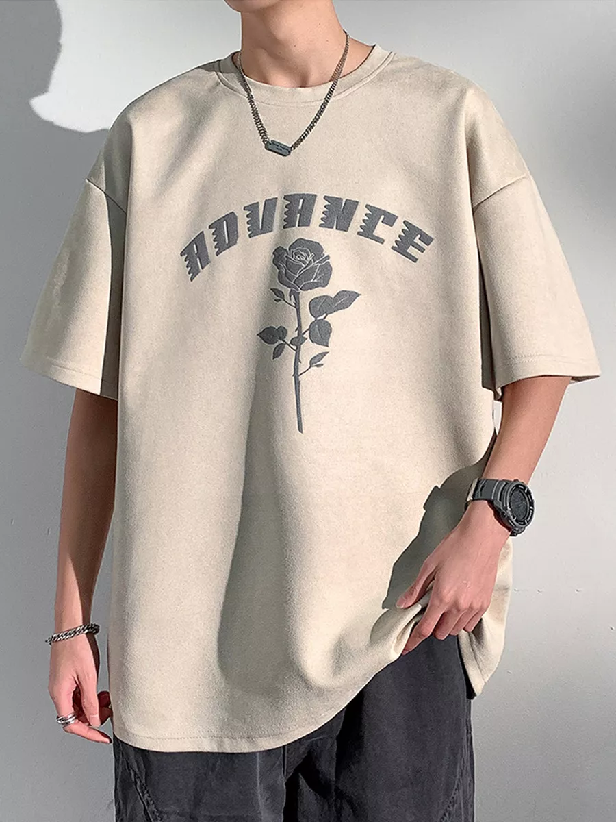 Футболка оверсайз в корейском стиле