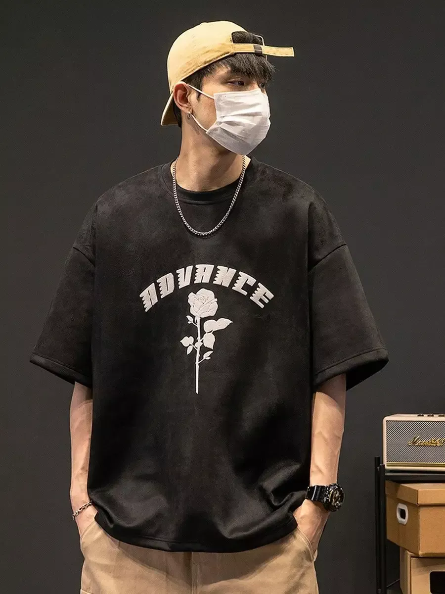 Футболка оверсайз в корейском стиле