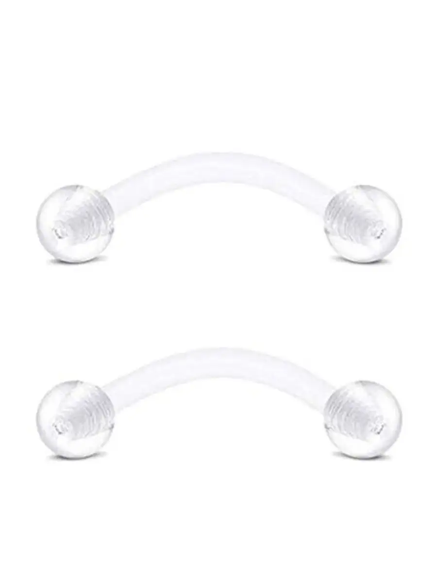 Микробанан пирсинг в бровь биофлекс/2шт