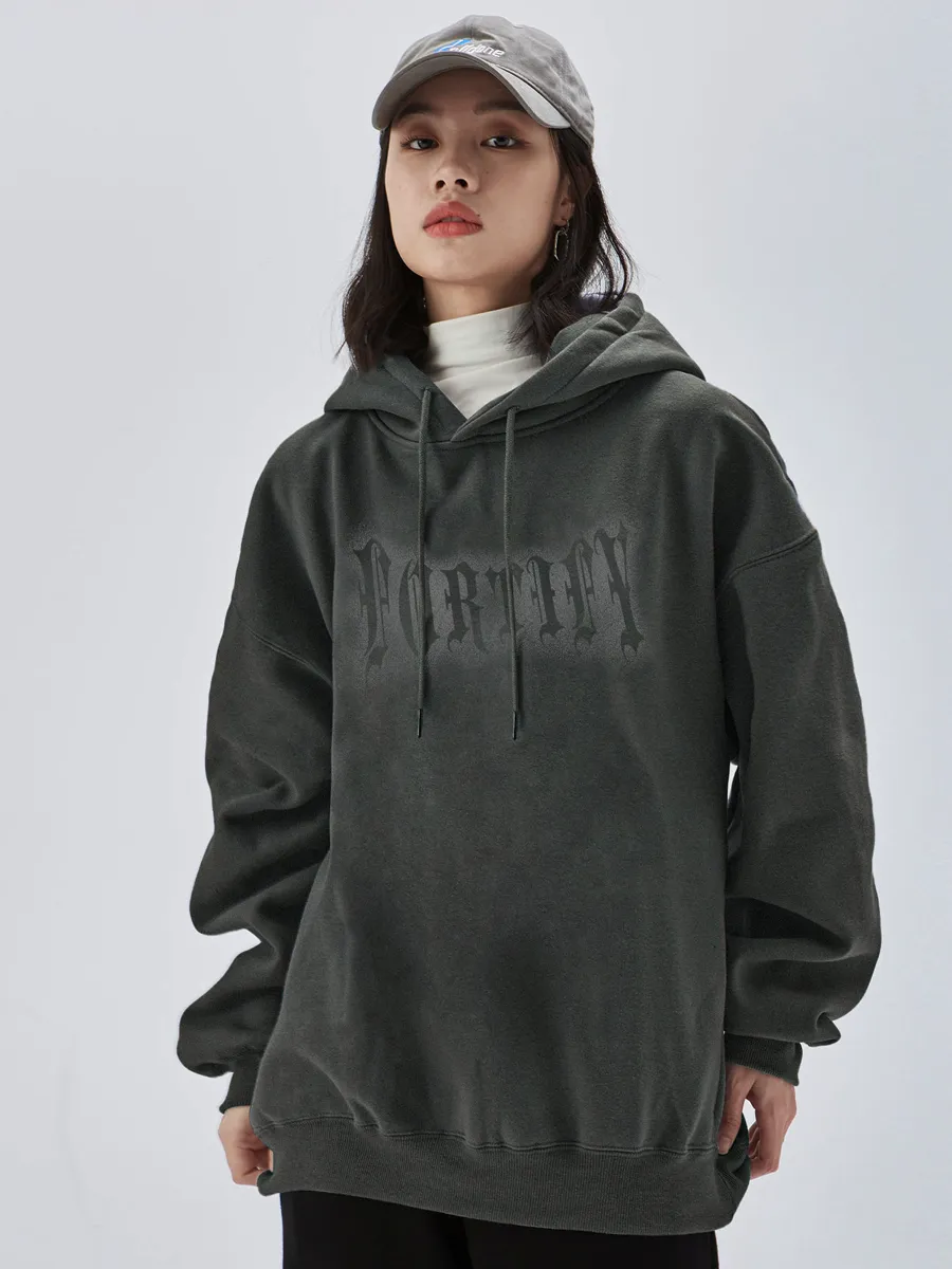 Худи оверсайз в корейском стиле